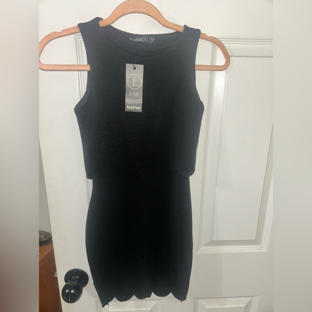 Boohoo Petite Black Mini Dress